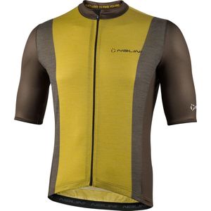 Nalini - Heren - Fietsshirt - Korte Mouwen - Wielrenshirt - Groen - NEW WOOL SS J
