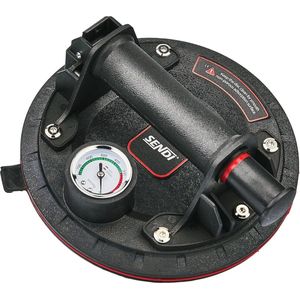 Handmatige Zuignap - Vacuüm Zuignap voor Tegels en Glas - Diameter 200 mm - Tot 75 kg Draagvermogen