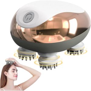 MKSS® Oogmassage Apparaat - Gezichtsmassage - Hoofdmassage - Wit en Rosegoud