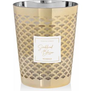 Geurkaars Sense Riverdale - goud/print -16cm - Goud