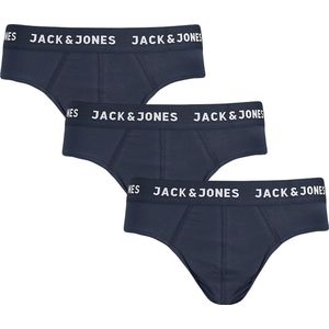Jack & Jones 3P herenslips solid color blauw - L