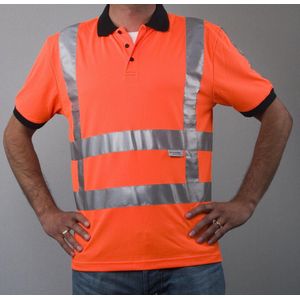 Safeworker RWS Signalisatie-poloshirt oranje maat L, vochtregulerend