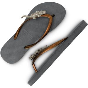 Uzurii Silver Crocodile Switch - Zilver