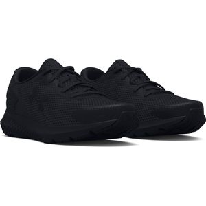 Under Armour Charged Rogue 3 Hardloopschoenen - Black / Black / Black - Dames - EU 37.5