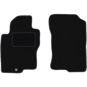 Zwarte velours vloermatten voor: Nissan Pathfinder R51 SUV (2005-)