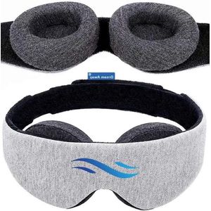 Sleep Mask slaapmasker - 100% donker - verstelbaar - 1 stuk - zwart