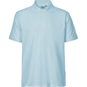 Men's Classic Polo met korte mouwen Light Blue - XS