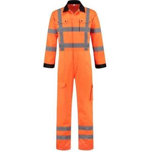 EM Traffic Overall Polyester / Katoen RWS Fluor Oranje - Maat 50