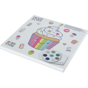 Cupcake oogschaduw palet - 8 Kleuren - Spiegel - Oogschaduw palette - 6+ - Make up - Kinderen - Opmaken