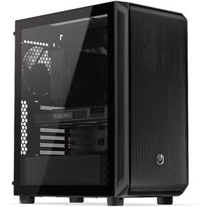 Endorfy - ARX 500 Core - PC-behuizing - Zwart - Tempered Glass - mATX/ATX/Mini-ITX