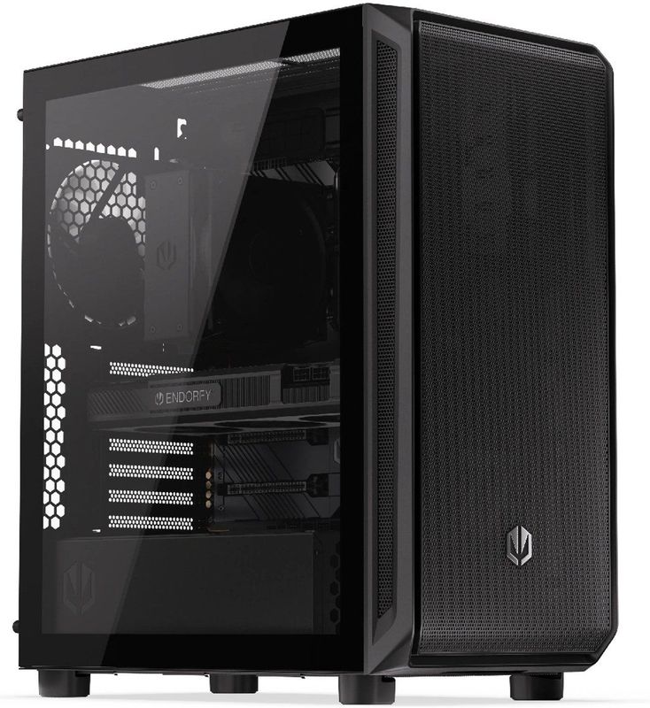 Endorfy - ARX 500 Core - PC-behuizing - Zwart - Tempered Glass - mATX/ATX/Mini-ITX