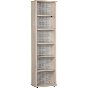 Boekenkast 200 x 52 x 29cm - Licht Hout - Wouw