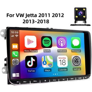 auto navigatiesysteem9 Inch Android 11 Auto Radio Draadloze Carplay GPS Navi Backup Camera Pasen voor Volkswagen Jetta 2011, 2012, 2013-2018