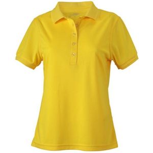 James and Nicholson Vrouwen/dames Actieve Polo (Zonnegeel)