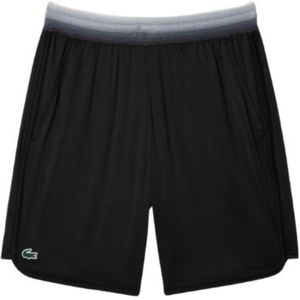 Lacoste Short Sport Medvedev Heren Zwart Wit