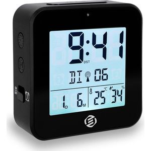 Equivera Wekkerradio Op Netstroom - Klokradio - Wekkerradio - Klokradio Met Wekker - Wekkerradio Dab - Wekker Dab Radio