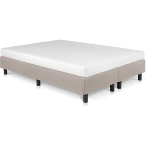 Boxspring Student Basic Beige - 130x220 cm -  Comfort Foam Matras