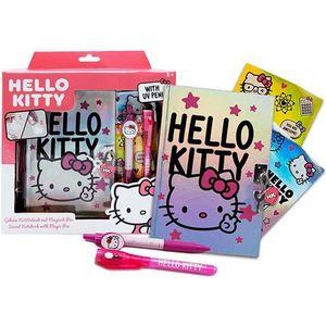 Hello Kitty Dagboek + magische pen met licht