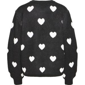 b.young BXMINYA HEART Trui - Off White Mix