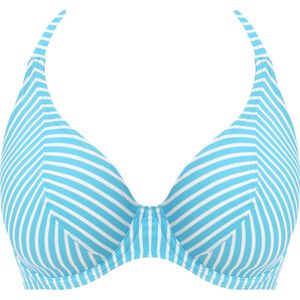 Freya JEWEL COVE UW HALTER BIKINI TOP Dames Bikinitopje - Stripe turquoise - Maat 85E