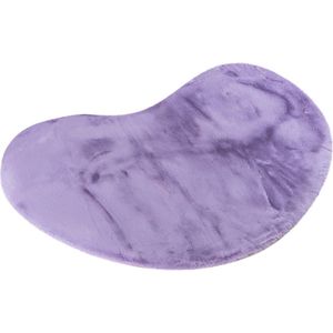 Lalee Heaven - organische vorm Vloerkleed - Tapijt – Karpet - Hoogpolig - Superzacht - Fluffy - niervorm- organic- rabbit 160x230 cm lavendel licht paars
