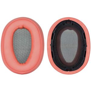 MDR-100ABN Ear Pads Replacement Ear Pads Cushions Muffs Repair Parts Compatible with Sony MDR-100ABN WH-H900N Wireless Headphones.(Red)