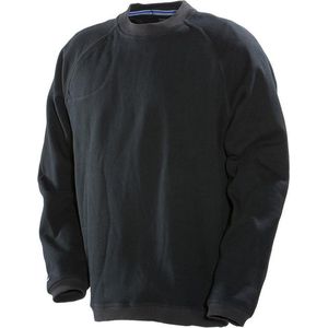 Jobman 5122 Roundneck Sweatshirt 65512293 - Zwart - XS