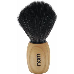 Scheerkwast VEGAN met essenhouten greep - plasticvrij verpakt - voor nat scheren heren - valentijn - man - kado - cadeau - vegan