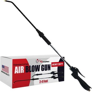 Instelbare Luchtcompressor Blaaspijp 2FT - 4FT | Heavy Duty Luchtslang Accessoires