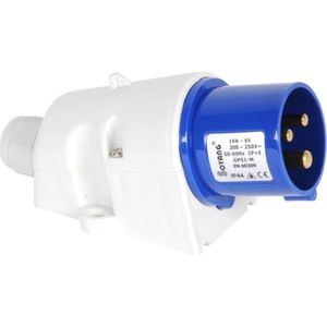 SHI wandcontactdoos CEE - Opbouw - 16A - Blauw