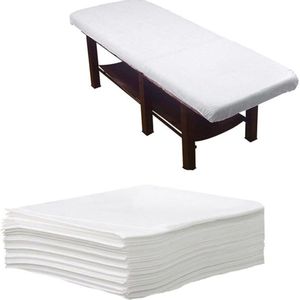 Thuys - Massagetafel Hoeslaken - Wit - Inklapbaar - 32cm x 19cm x 4cm