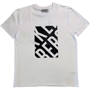 Bikkembergs - BMT1218 - T-shirt - Wit - Korte Mouwen - Slim Fit
