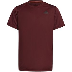 Adidas Club T-shirt Met Korte Mouwen Rood 5-6 Years Jongens,Meisjes