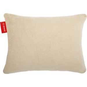 Auronic Warmtekussen - Sherpa Fleece - 45x60 - Draadloos - Oplaadbaar - Elektrisch kussen - Infrarood - Beige