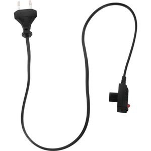 Allecto plus - Oplaadkabel voor warmwaterkruik, elektrische kabel met zakformaat, zwart koper, herbruikbaar.