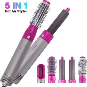 Krultang 5 in 1 set - Föhnborstel - Airstyler - Hairwrap - krultang met opzetstukken