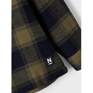 Name it hemd jongens - groen - NKMlimalle - maat 158/164