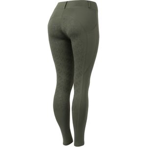 Horze Dea fullgrip rijlegging, dames, Beetle green, 34