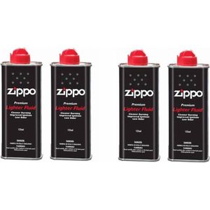Zippo Originele Zippo Benzine Vloeistof - 125 ML - 4 stuks