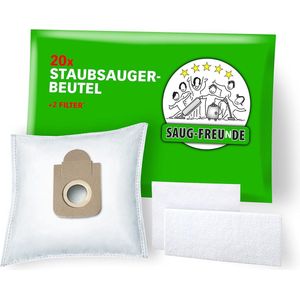 20 stofzuigerzakken voor Power XXL serie - OPTIMALE FILTRATIE EN KRAFTIG STOFZUIGEN