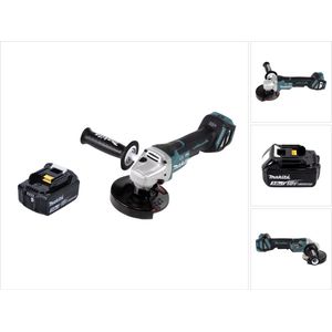 Makita DGA 517 F1 accu haakse slijper 18 V 125 mm borstelloos + 1x oplaadbare accu 3.0 Ah - zonder lader