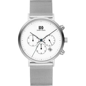 Danish Design Steel horloge  - Zilverkleurig