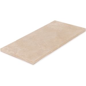 MOOISA - Dienblad M - Travertine 15x30cm - rond marmer dienblad - vierkant marmer dienblad - decoratie schaal - tapasplank - serveerplank