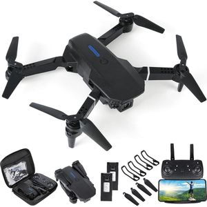 4K HD Wifi FPV Camera RC Drone voor Kinderen met Zwaartekrachtsensor en Flipmodus - Inclusief 2 Batterijen, RC Quadcopter met Start/Landing en Terugkeer met één Knop