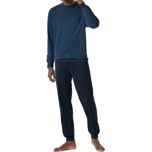 Schiesser Pyjama lange broek - 819 Blue - maat 3XL (3XL) - Heren Volwassenen - 100% katoen- 178094-819-3XL