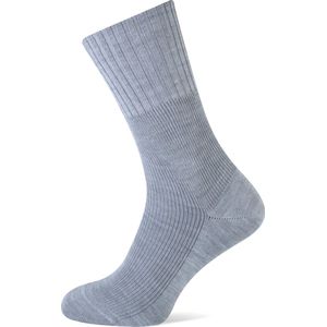 Basset wollen sokken zonder elastisch - Diabetes & medische sokken - HRS3109 - Grijs.