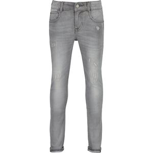 Raizzed Skinny Jeans Tokyo Crafted met Slijtage Mid Grey Stone