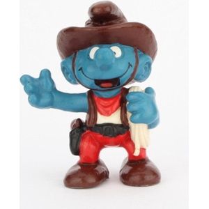 Cowboy smurf met lasso - De smurfen - Schleich - 20122 - 5,5 cm