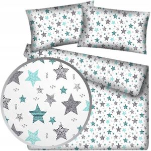 Kinderbeddengoed met Sterren 160x200 cm - 100% Katoen