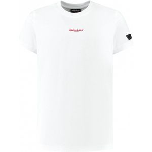 Ballin Amsterdam T-shirt with front and backprint Jongens T-shirt - White - Maat 16